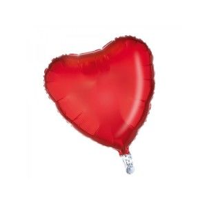 Balónik lesklý Srdce 1 ks
