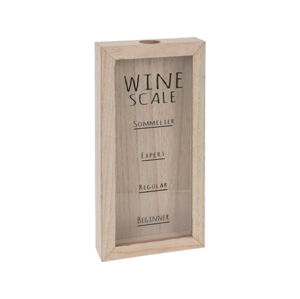 Dekorácia Wine Scale 30x15 cm