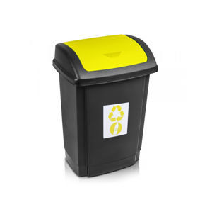 MAKRO - Kôš na recyklovaný odpad 25l žltý