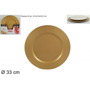 MAKRO - Podložka pod tanier 33cm zlatá