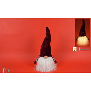 MAKRO - Škriatok vianočný 42cm červený