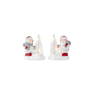 MAKRO - Snehuliak / Santa LED 9,5cm rôzne druhy