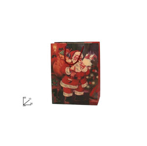 Taška vianočná Santa 58x38x13cm